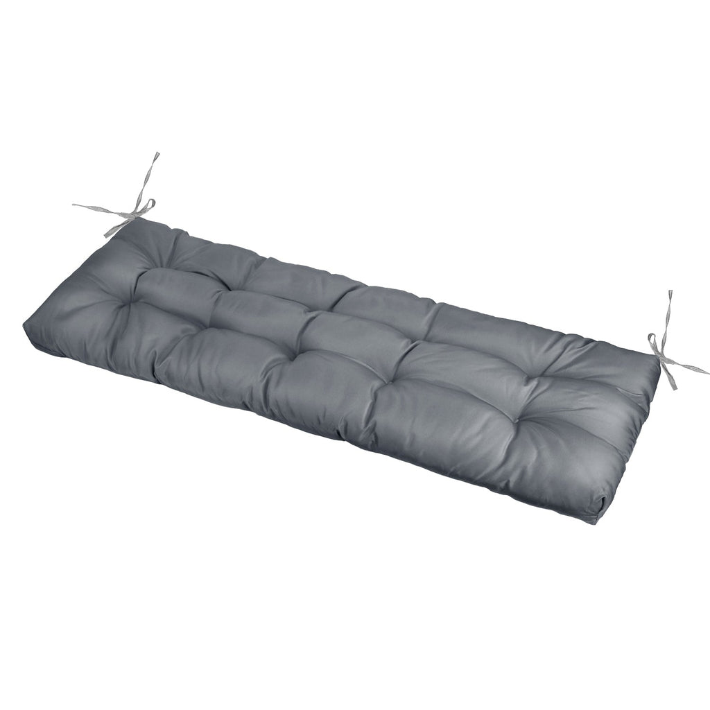 Bench Seat Cushion For Indoor Outdoor Furniture Non Slip Long Chair Cushion with Ties Strap Waterproof Swing Cushion 51.18x19.68IN For Garden Patio Ba