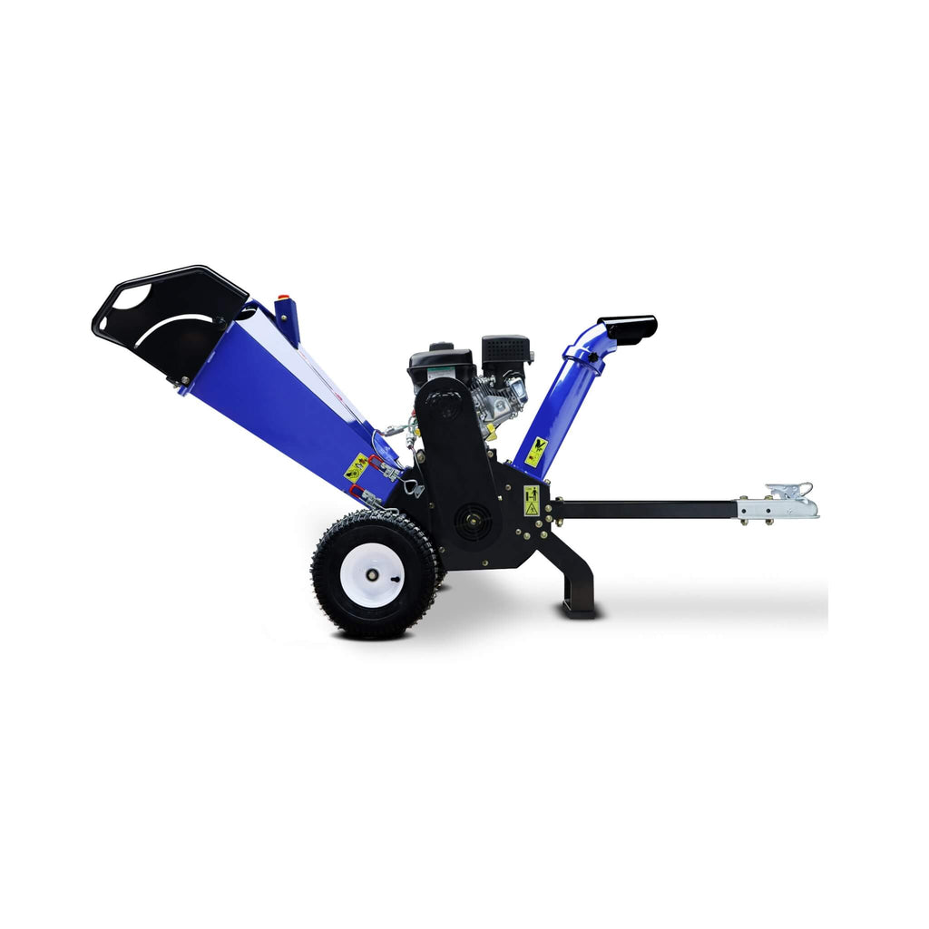 4 Inch Chipper Heavy-Duty 4-Inch 208CC Gas Wood Chipper Shredder With Tow Hitch (SAK4 ...