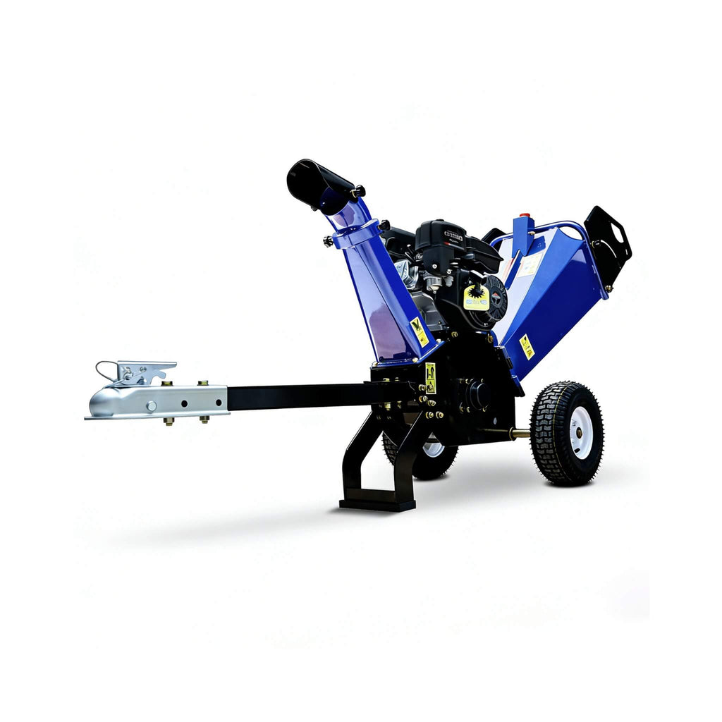Heavy-Duty 4-Inch 208CC Gas Wood Chipper Shredder With Tow Hitch (SAK47504)