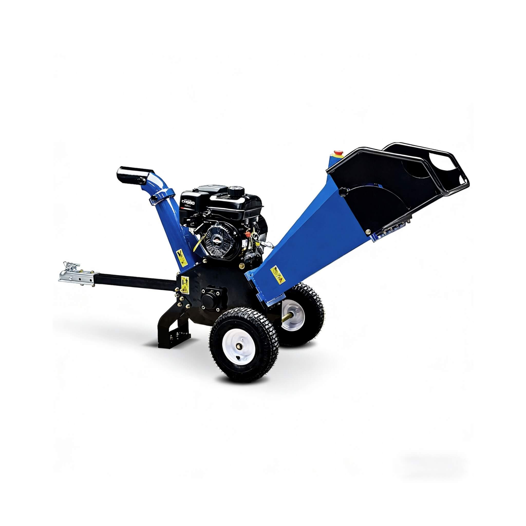 Heavy-Duty 4-Inch 208CC Gas Wood Chipper Shredder With Tow Hitch (SAK47504)