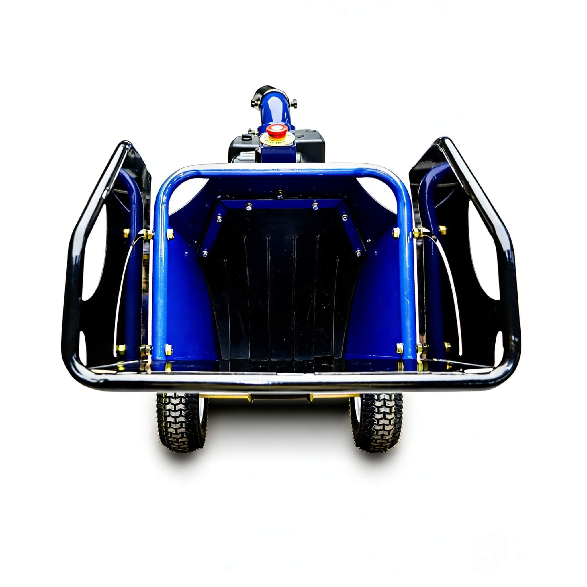 Heavy-Duty 4-Inch 208CC Gas Wood Chipper Shredder With Tow Hitch (SAK47504)