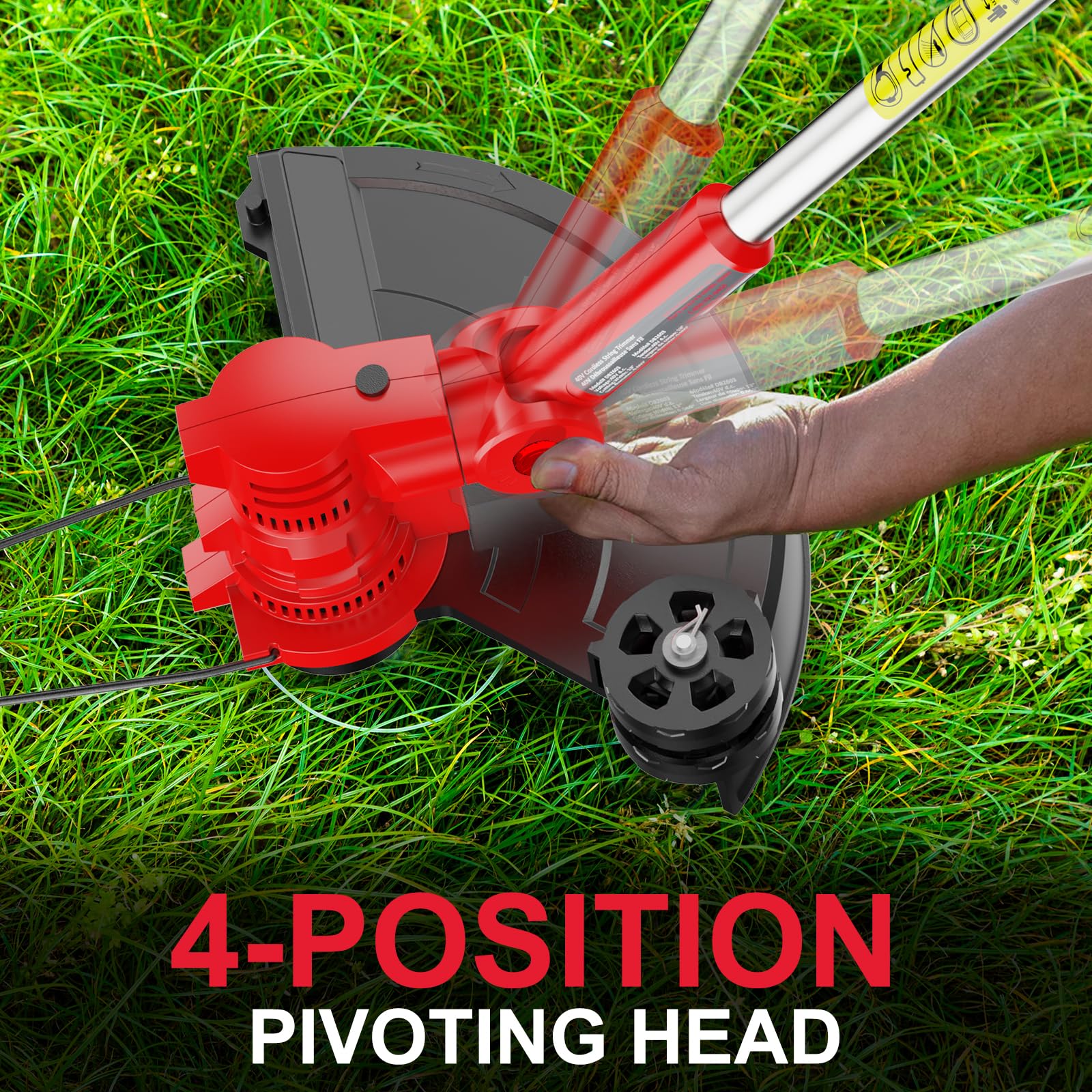 40V String Trimmer & Edger + 40V Leaf Blower Combo Kit with 4.0Ah Battery PS76500C