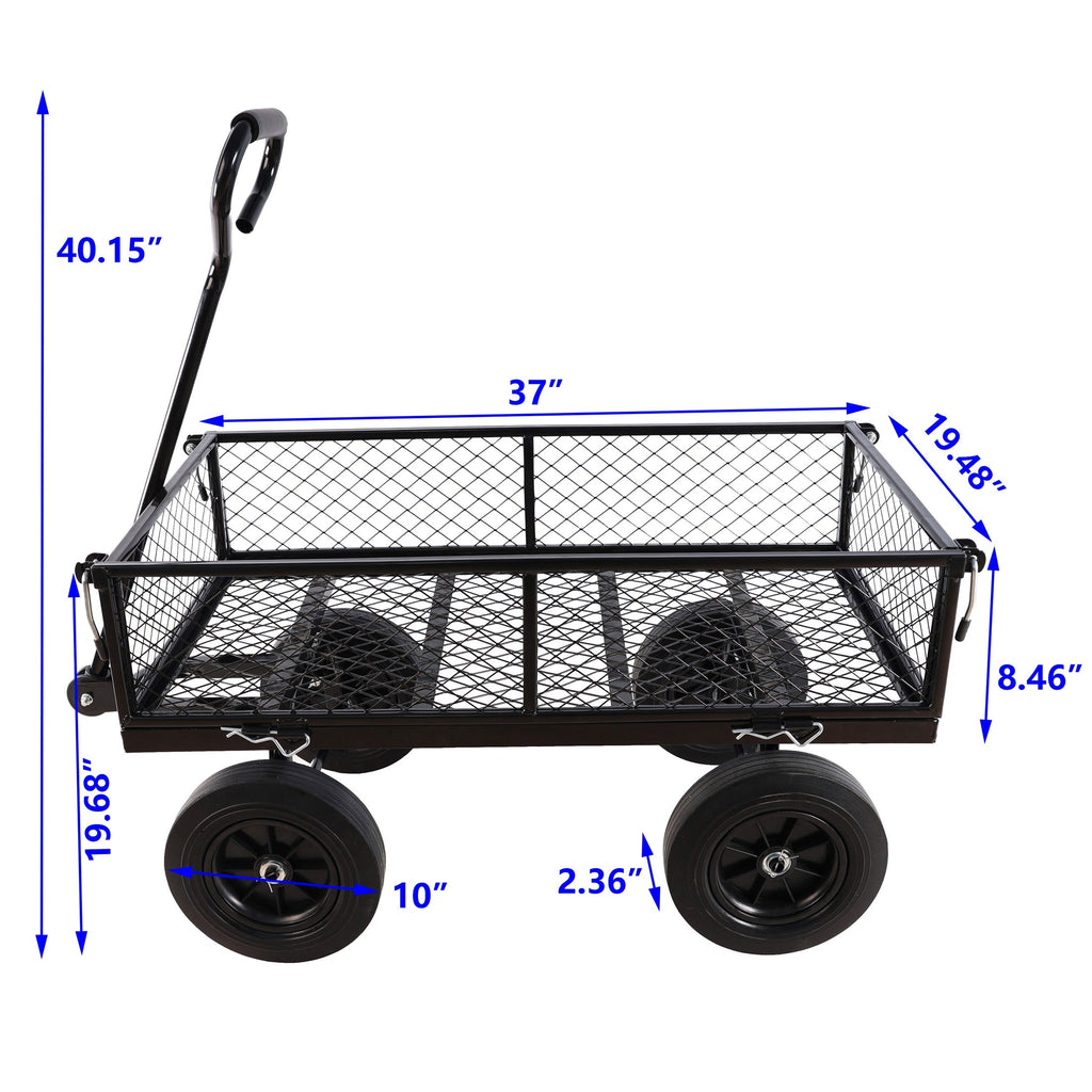 Solid Wheels Garden Cart Wagon