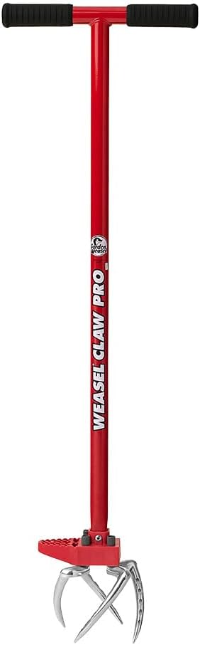 Garden Weasel Claw Pro – Black Grip | 3-in-1 Twist Tiller, Cultivator, Weed Puller & Soil Loosener | Gardening Hand Tool | 91336-A