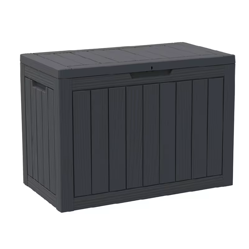 35-200 Gallon Heavy-Duty Outdoor Deck Boxes – Waterproof Patio Storage Box with Hinged Lid, Lockable & Easy Assembly