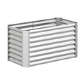 4 x 2 x 2 FT Galvanized Raised Garden Bed Rectangular Galvanized Metal Planter Box