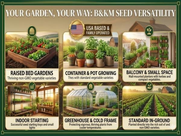 50 Vegetable Seed Packet Vault: 50,000 Heirloom Seeds