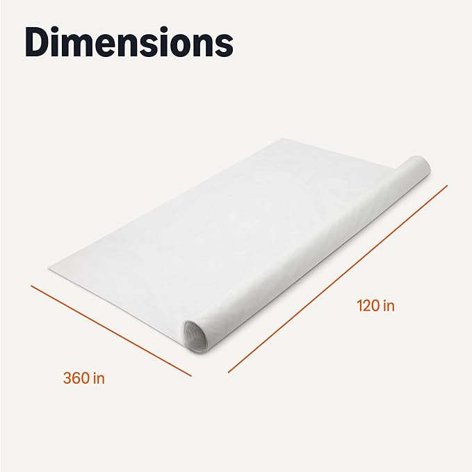 Amazon Basics Plant Covers, 10x30ft, White, 1-Pack