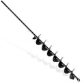 TCBWFY 2x32 Inch Auger Drill Bit for Planting - Long Handle Easy Planter Garden Auger - Bulb & Bedding Plant Augers - Post Hole Digger for 3/8”Hex Drive