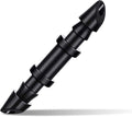 Kalolary 150 Pieces 1/4’’ Straight Barbed Connectors, Fitting Drip Irrigation Fitting Drip Irrigation Barbed Coupling Single Barbed Connector for Irrigation Tubing System and Garden