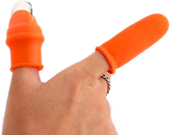 Fruit and Vegetable Picking Potted Plants Trim Silicone Thumb Knife Set Picking Portable Knife Garden Tools