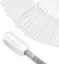 Zozen 100Pack White Marking Flags, Writable/15x4x5 Inch, Yard Flags for Lawn & Irrigation & Landscape & Sprinkler & Survey & Dog Training.