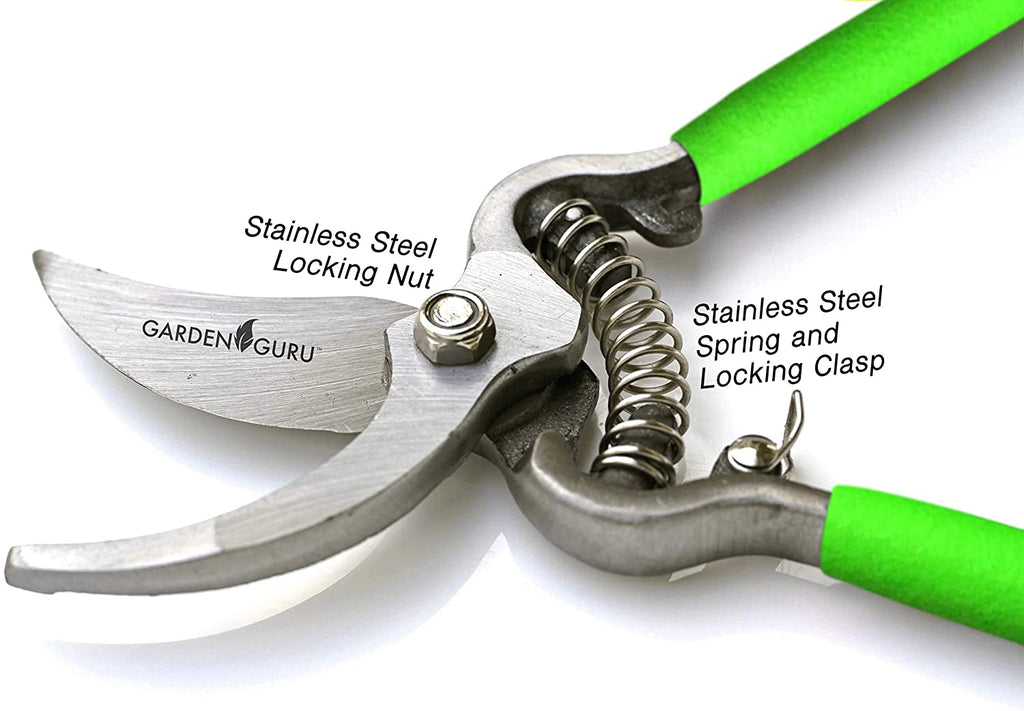 Classic Bypass Pruning Shears Clippers (Green)