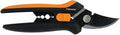 Fiskars Floral Pruning Shears - Plant Cutting Scissors/Garden Clippers For Deadheading and Working with Flowers - Black/Orange