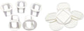Grow Cubes for Hydroponic System/Compatible with Gardyn (10 Grow Cubes / 10 White caps)
