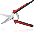 TONMA Pruning Scissors [Made in Korea] 7.5" Rugged yet Lightweight Pruning Shears for Gardening with Ergonomics Grip, Japanese Craft Hard Chrome Plated Sharp Stainless Steels Garden Snips