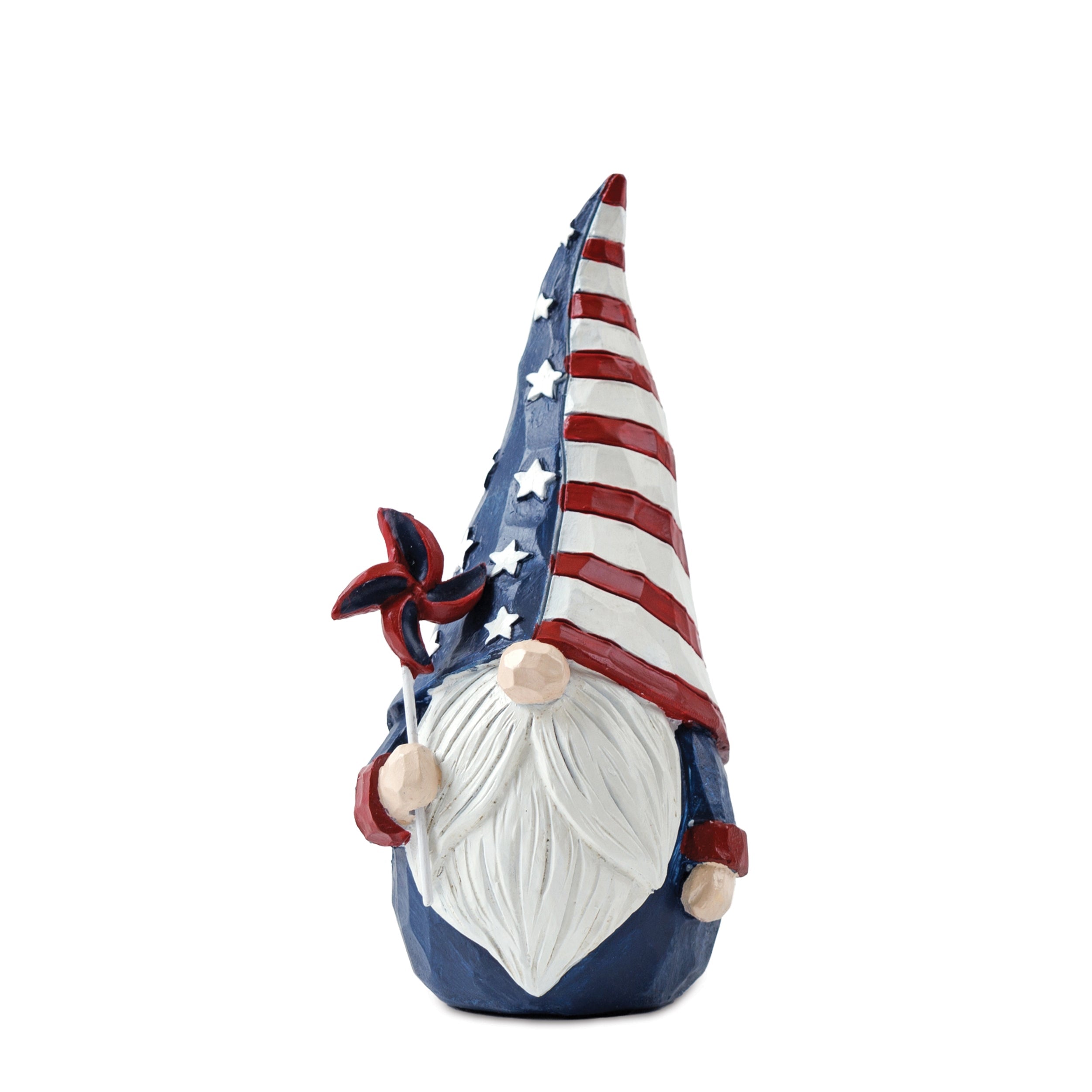 Set of 2 Americana Gnome Figurines for Patriotic Decor
