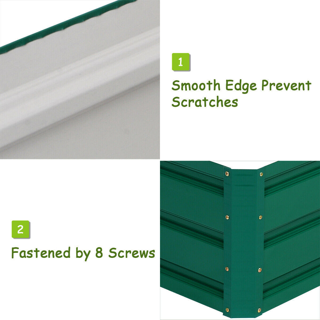Raised Garden Bed 40x32 Inch Steel Planter Box