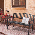 50 Inch Patio Garden Bench Loveseats for Outdoor