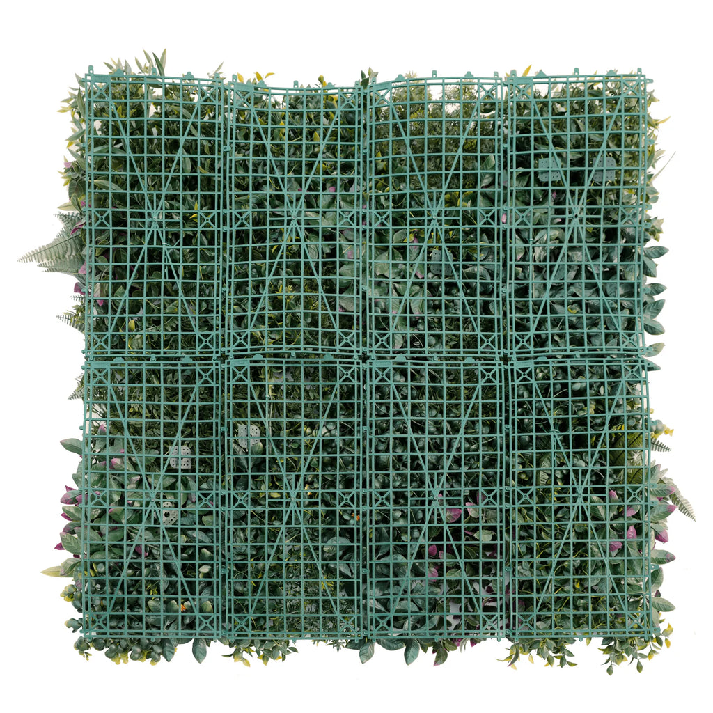 Country Fern Artificial Vertical Garden Green Wall Panel 40×40in 11 SQ FT – UV Resistant – Commercial Grade