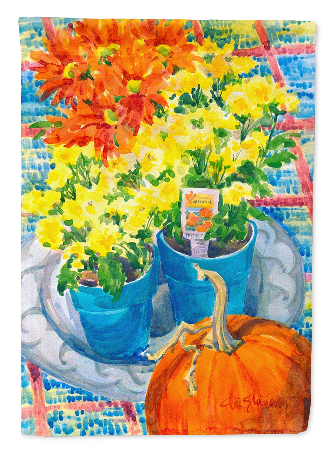 Flower - Mums Garden Flag – Decorative Outdoor Yard Flag 6005GF