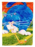Blue Cat Golpher  Garden Flag – Decorative Outdoor Yard Flag
