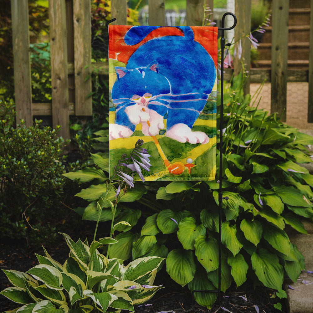 Blue Cat Golpher  Garden Flag – Decorative Outdoor Yard Flag