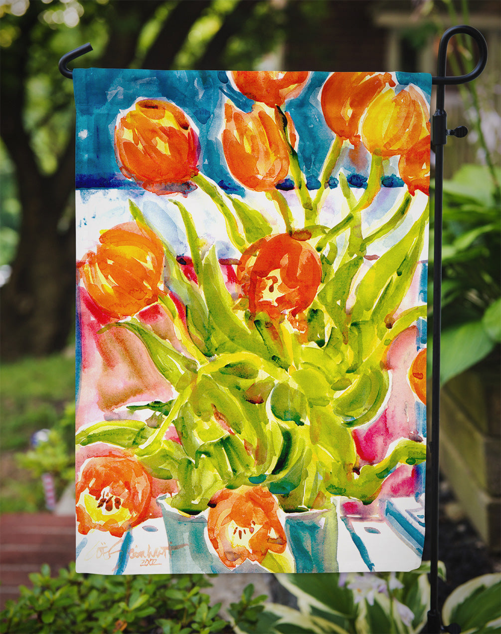 Flowers - Tulips Garden Flag – Decorative Outdoor Yard Flag