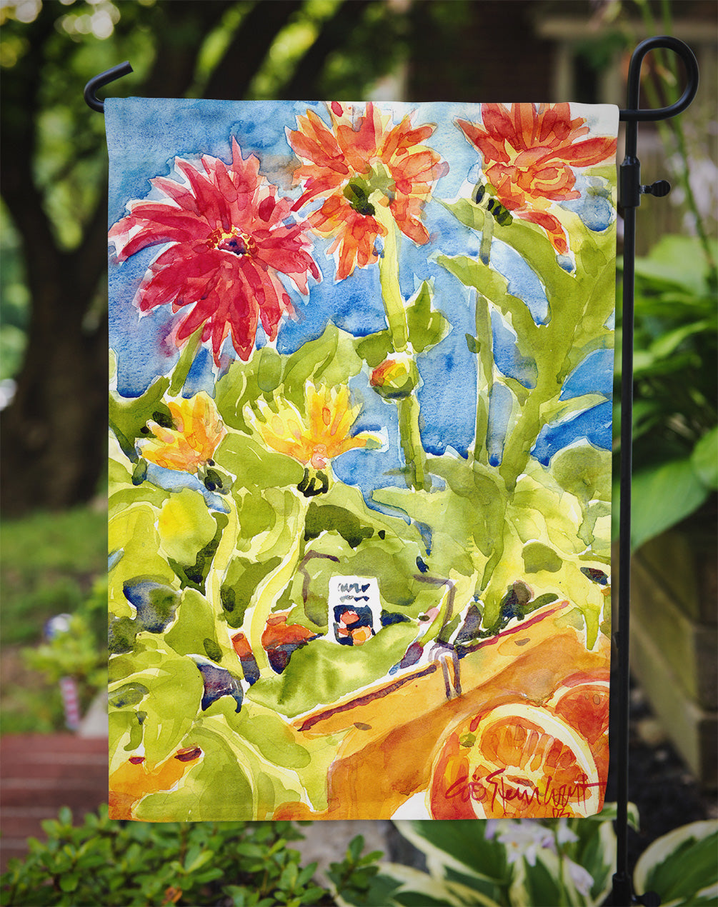 Flower - Gerber Daisies Garden Flag – Decorative Outdoor Yard Flag 6038GF