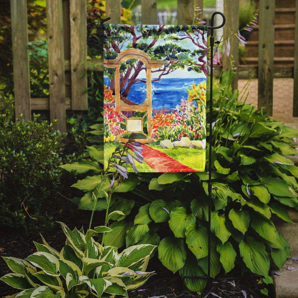 Seaside Arbour  Garden Flag – Decorative Outdoor Yard Flag