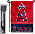 WinCraft Los Angeles Angels Garden Flag with Stand Holder