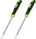 Hand Weeder Tool Garden Weeding Tool Gardening Weeder Tool with Ergonomic Handle, Stainless Steel Garden Lawn Farmland Transplant Gardening Plant Tool（2 Pronged Fork, 2 Pieces）