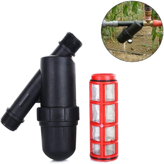 3/4" Screen Filter Mesh Gardening Drip Irrigation,Y Shaped Plastic Screen Filter for Irrigation Systems Against and Debris
