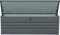 260 Gallon Outdoor Storage Box Waterproof, Extra Large Metal Deck Box and Patio Cushion Box for Storing Gardening Tools, Pool Supplies