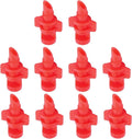 MroMax 20Pcs Misting Sprayer 360 Degree 4x9 Intubation Hole Nozzle Jet Mister Cloning Machine Hydroponic for Water Garden Flower Grass Red