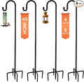 Ottsuls Shepherd-Hooks Adjustable for Bird-Feeder Lantern Plant-Hook Garden-Stake - Plant Stand Hanger for Outdoor Flower Basket, Bird Feeder Hanger Weddings Decor