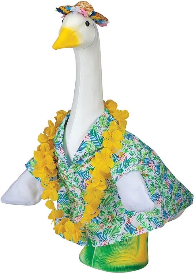 Fox Valley Traders Hawaiian Goose Outfit by GagglevilleTM, Fits Large 23" H Statue