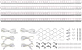 Barrina Grow Lights for Indoor Plants, Full Spectrum Sunlight, 2ft 40W (4 x 10W, 250W Equivalent), LED Grow Light Bulbs, T5 Grow Lights, Plug and Play, Pinkish White, 4-Pack