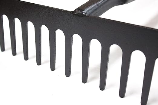 Bully Tools 92369 66-Inch 4-Tine Mulch Fork with Fiberglass Long Handle
