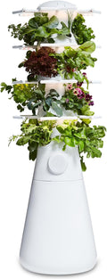 New! Lettuce Grow Farmstand Nook | 20 Plant Hydroponic System | Self-Watering Indoor Vertical Garden Planter Tower w/Pump, BPA-Free Food Grade | 4ft 7in | Made in USA…