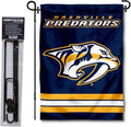 WinCraft Nashville Predators Garden Flag with Pole Stand Holder