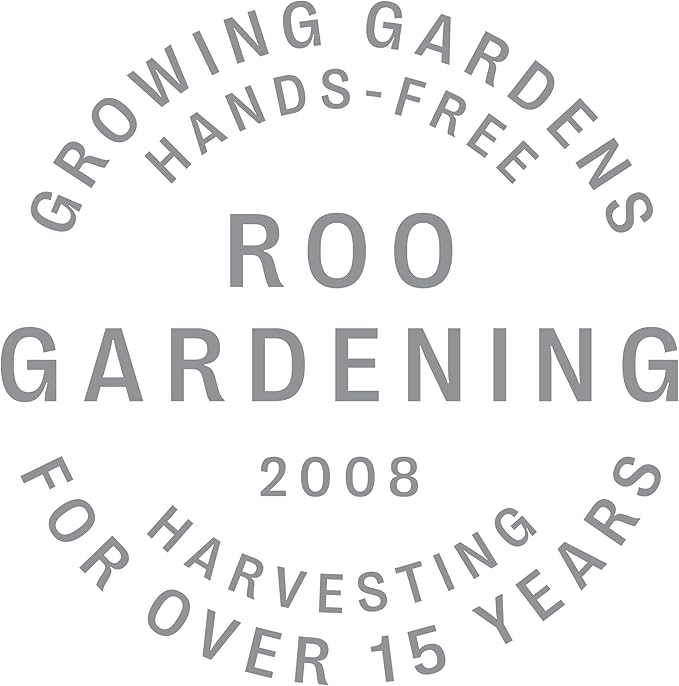 Roo Gardening Apron with Pockets & Harvesting, Picking Pouch - Adjustable, Water-resistant, Washable Canvas Cotton