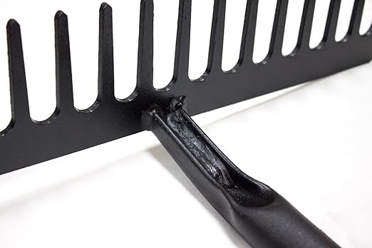 Bully Tools 92369 66-Inch 4-Tine Mulch Fork with Fiberglass Long Handle