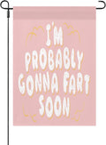I’m probably gonnas fart soon Garden Flag 12x18 Double Sided Small Banner for Indoor