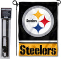 WinCraft Pittsburgh Steelers Garden Flag with Stand Holder