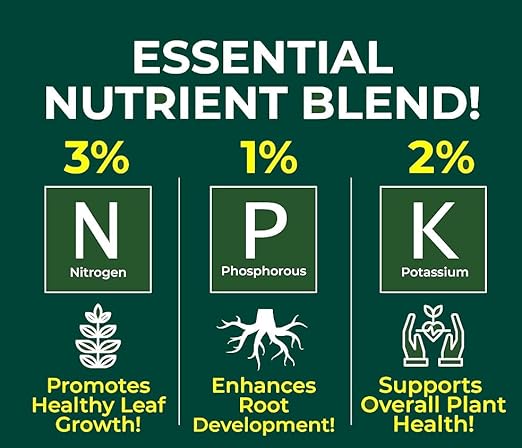 Premium Liquid POTHOS Plant Fertilizer - 3-1-2 Concentrate for Indoor Plants and Flowers by Gardenera | Organic Plant Food for Pothos Plants - 32oz