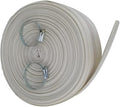 2"×98' Heavy Duty Backwash Water Hose with Clamps Fire Hose Lay-Flat Discharge Pumping Hose Garden Hose Pool Cleaning PVC Weather Resistant Hose for Home Agricultural Irrigation Water Transfer