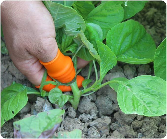 Fruit and Vegetable Picking Potted Plants Trim Silicone Thumb Knife Set Picking Portable Knife Garden Tools