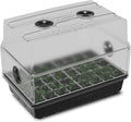 AC Infinity Humidity Dome, Germination Kit with Sturdy Drip Tray, 5x8 Cell Seedling Tray, and Vented Height Extension Panels, for Seed Starting, Propagation, Cloning Plants