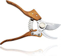 TONMA Bypass Pruning Shears [Made in Japan] 8 inches Professional Garden Shears, Japanese Secateurs Hand Pruner Hedge Clippers, Aluminum Alloy Handle